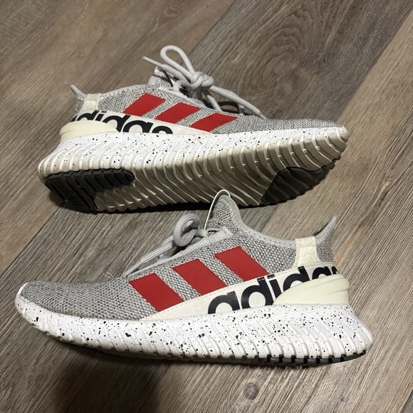 Adidas Kaptir 2.0 Running Shoe Mens Sneaker Sz 7 Grey Vivid Red main image 6